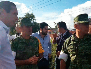 Ejercito entra en auxilio en zonas afectadas de San Juan del Río