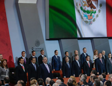 Asiste Francisco Domínguez Servién a 5to Informe de EPN