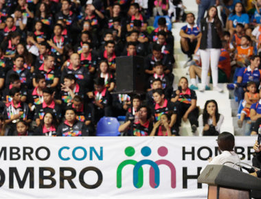 Reciben atletas y asociaciones deportivas rehabilitación de auditorio «General Arteaga»