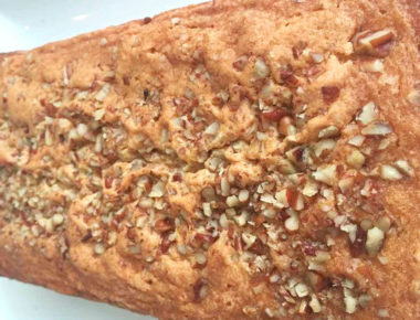 Receta para hacer Panqué de Nuez