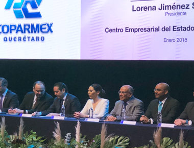 Rinde protesta Lorena Jiménez como presidenta de COPARMEX