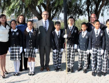 Encabeza secretario de Gobierno ceremonia del Día de la Bandera