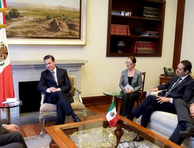 Se reúnen el Gobernador y el Director de Grupo Safran con EPN