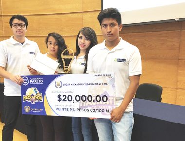 Halcones de Universidad Cuauhtémoc se llevan el Hackathon 2018
