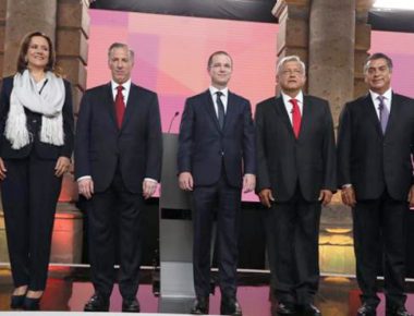 Corrupción e inseguridad, temas principales en primer debate presidencial