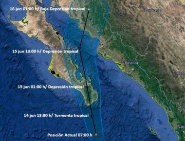 “Bud” provocará este jueves lluvias intensas