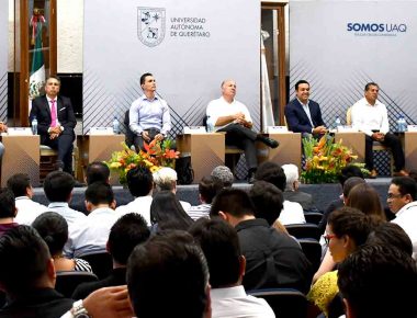 Debaten candidatos a la alcaldía de Querétaro en UAQ