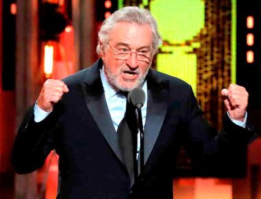 «Fuck Trump», acentúa Robert De Niro en entrega de premios