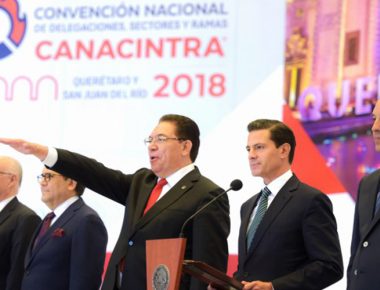 Inaugura EPN Convención Nacional de Canacintra en Querétaro