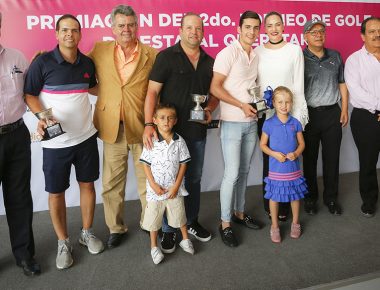 Premió DIF Estatal a los ganadores del 2do Torneo de Golf con causa
