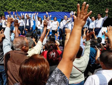 Marchan Panistas y exigen la defensa del voto en Querétaro