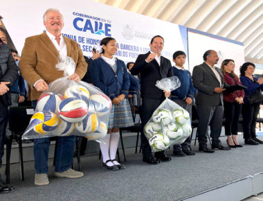 La Secundaria General Carlos Fuentes Macías recibe obra de infraestructura