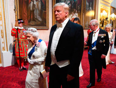 Trump de visita en Londres