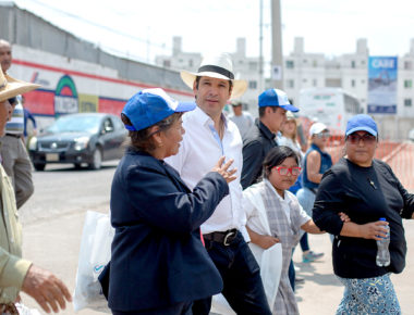 El Gobernador del Estado visita la zona norte de la ciudad y hace entrega de su cuarto informe de actividades