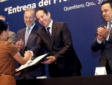 Reciben Premio al Mérito Empresarial 2019 por su gran compromiso por Querétaro