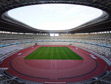A meses de los Juegos, inauguran estadio olímpico de Tokio