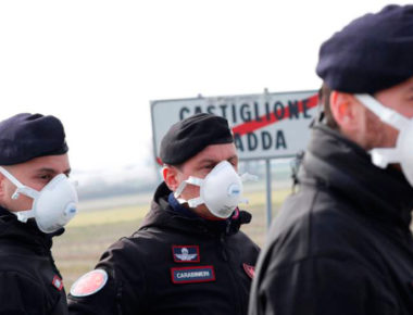 Policía italiana usa drones para resguardar a la población