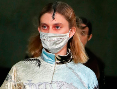 Moda italiana fabrica máscaras sanitarias