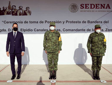 Nuevo comandante de la Zona Militar XVII toma protesta
