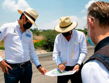 Gobernador supervisa obra en Paseo de los Venados