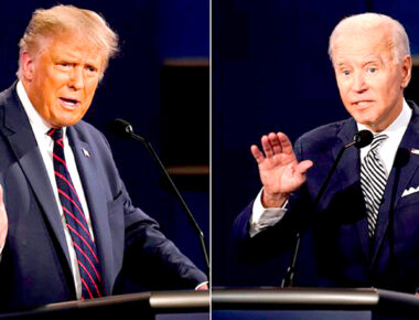 Trump y Biden llevan a cabo su primer debate